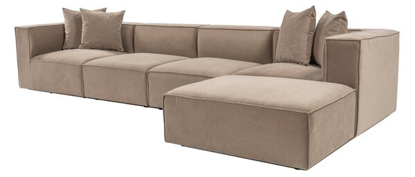 Rohová sedačka Soraketta (cappuccino). Akce -25%
