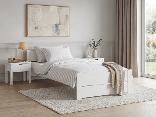 Postel IKAROS DOUBLE 80 x 200 cm, bílá