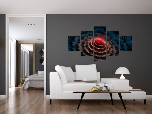 Obraz abstrakce (125x70 cm)