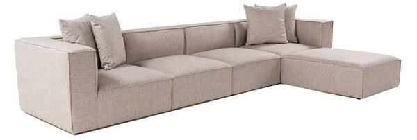 Rohová sedačka Soraketta (pískově béžová). Akce -25%