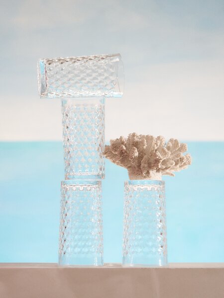 Sinsay - Sada sklenic s reliéfním vzorem 4 pack - clear