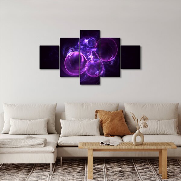 Abstraktní obraz bublin (125x70 cm)