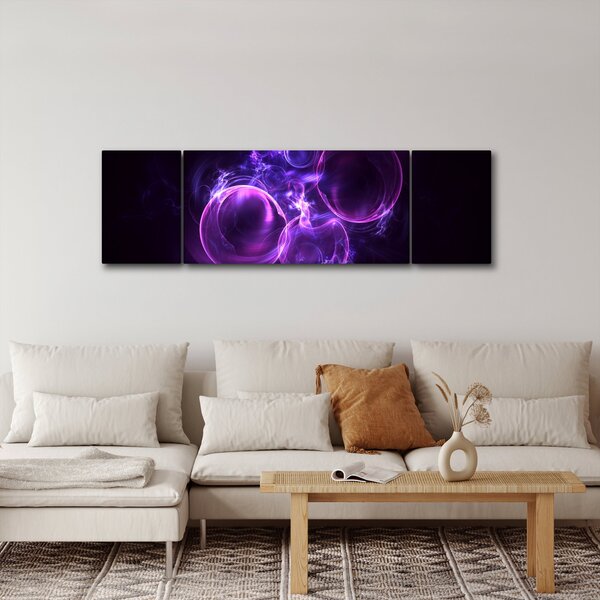 Abstraktní obraz bublin (170x50 cm)