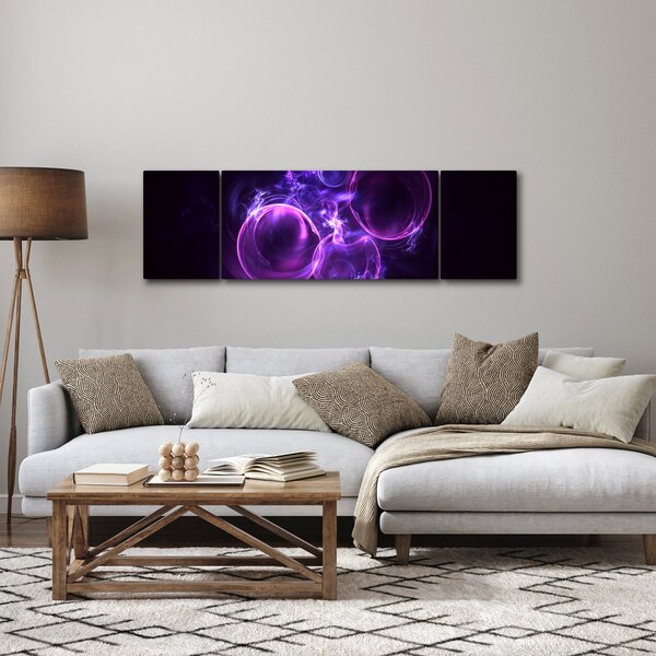 Abstraktní obraz bublin (170x50 cm)