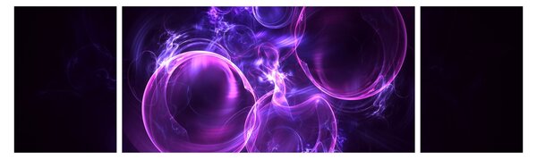 Abstraktní obraz bublin (170x50 cm)