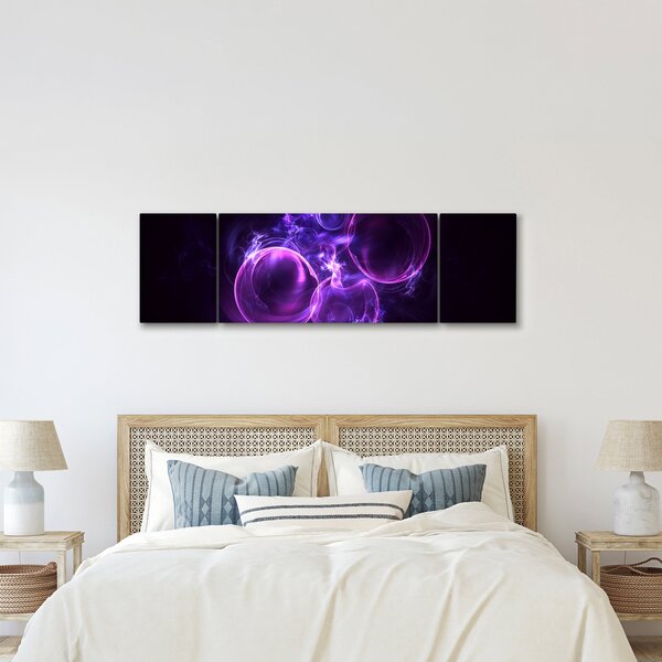 Abstraktní obraz bublin (170x50 cm)