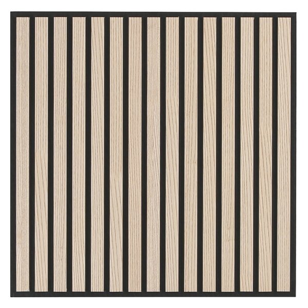 Dřevěný akustický panel pro stropní rastrovou konstrukci, 595 x 595 mm, B2BP002, balení 4 ks, bříza