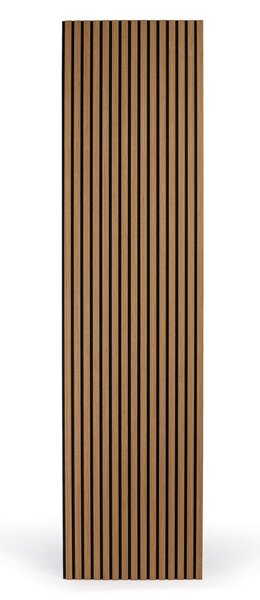 Dřevěný akustický panel, 2400 x 600 mm, B2BP012, dub koňakový