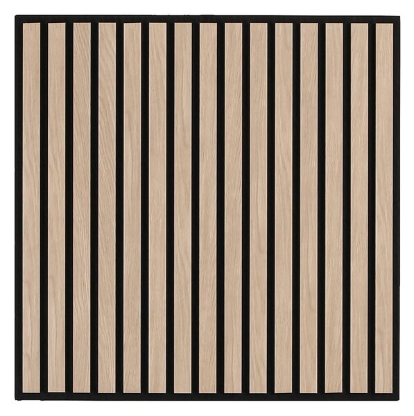 Dřevěný akustický panel pro stropní rastrovou konstrukci, 595 x 595 mm, B2BP008, balení 4 ks, dub sonoma