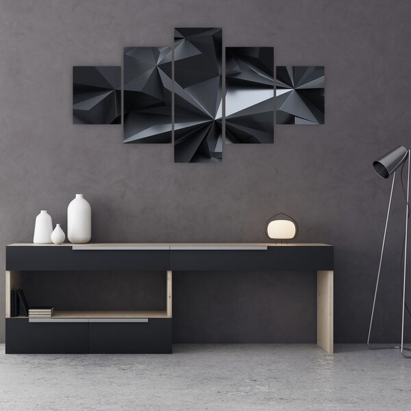 Obraz - Geometrická abstrakce (125x70 cm)