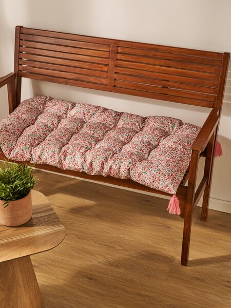 Sinsay - Quilted decorative pillow with floral pattern - vícebarevná