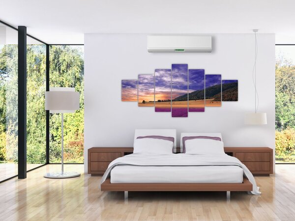 Obraz levandulové louky (210x100 cm)