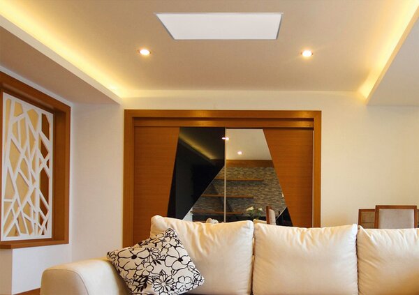 Ecolite Bílý vestavný LED panel 62 x 62cm 45W LED-GPL44-45/PD/BI