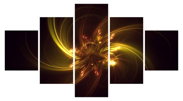 Obraz - abstrakce vrtulky (125x70 cm)