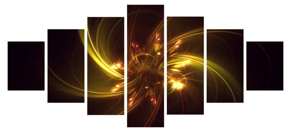 Obraz - abstrakce vrtulky (210x100 cm)