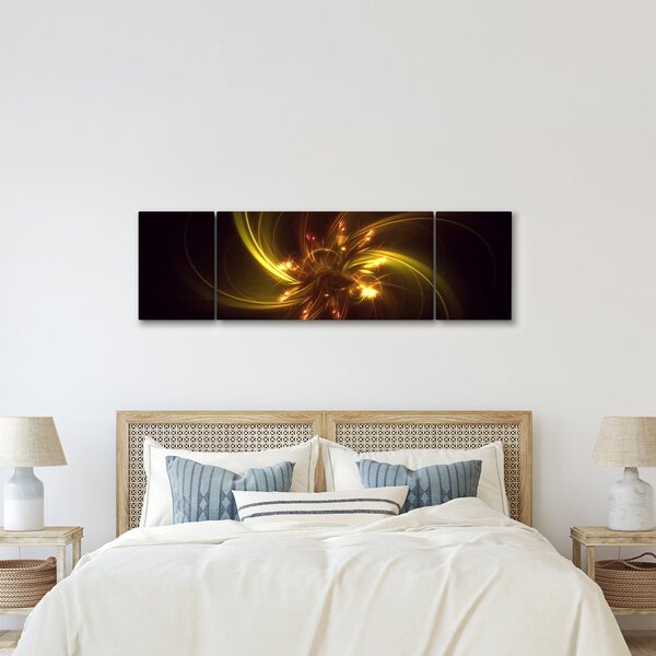 Obraz - abstrakce vrtulky (170x50 cm)