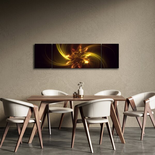 Obraz - abstrakce vrtulky (170x50 cm)
