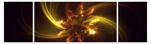 Obraz - abstrakce vrtulky (170x50 cm)