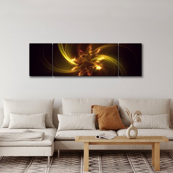 Obraz - abstrakce vrtulky (170x50 cm)