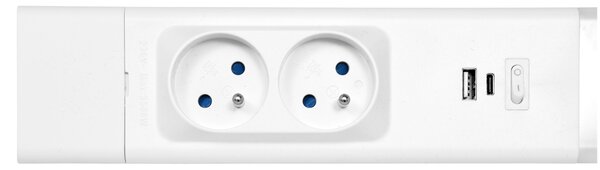 LED svítidlo Ecolite TL3191-18W se zásuvkami a USB