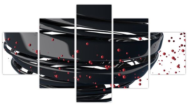 Obraz - Abstrakce zeměkoule (125x70 cm)