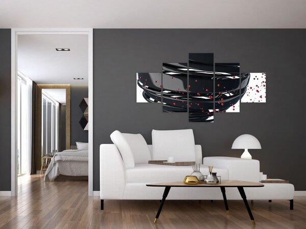 Obraz - Abstrakce zeměkoule (125x70 cm)