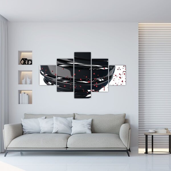 Obraz - Abstrakce zeměkoule (125x70 cm)