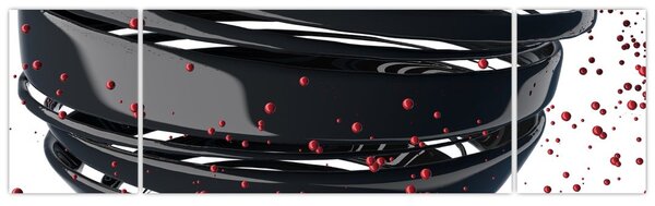 Obraz - Abstrakce zeměkoule (170x50 cm)