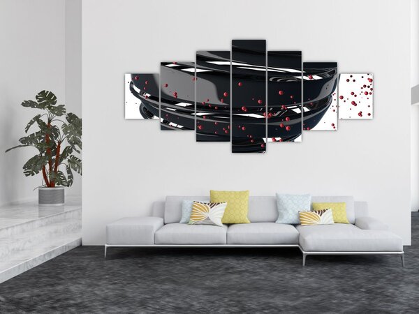 Obraz - Abstrakce zeměkoule (210x100 cm)