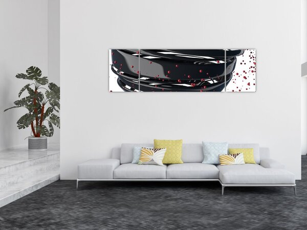 Obraz - Abstrakce zeměkoule (170x50 cm)