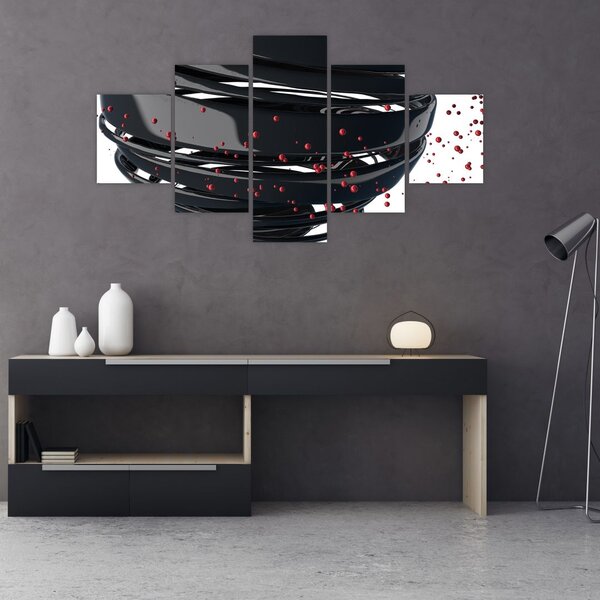 Obraz - Abstrakce zeměkoule (125x70 cm)