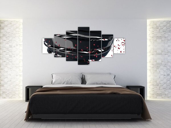 Obraz - Abstrakce zeměkoule (210x100 cm)
