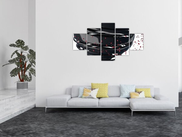 Obraz - Abstrakce zeměkoule (125x70 cm)