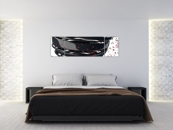 Obraz - Abstrakce zeměkoule (170x50 cm)