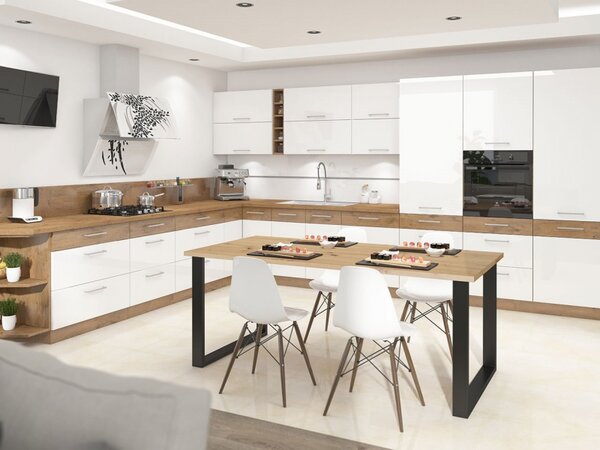 Jídelní stůl Wawik 185 x 90, Barva: bílá 5903211034596