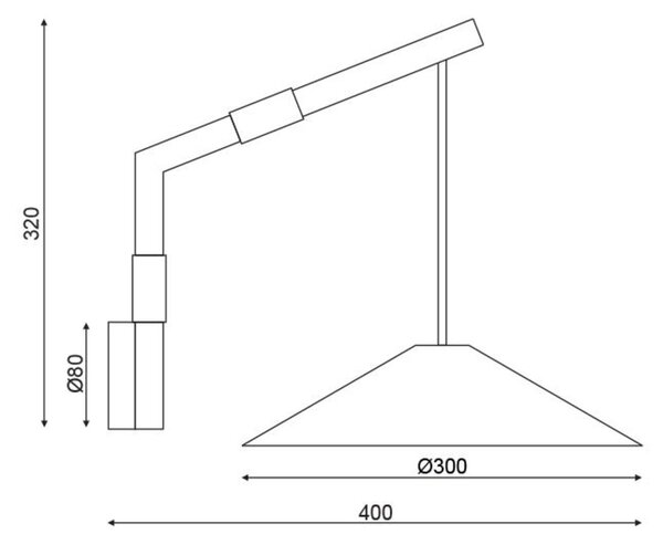 ACA Lighting nástěnné svítidlo 1X GX53 ořech dřevo 30X40X32CM NAIROBI MQ13W130WW