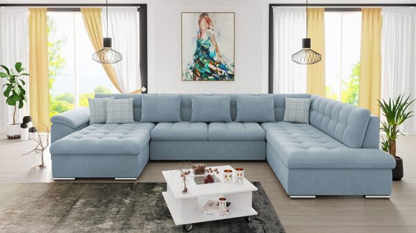 Rohová sedací souprava Tony, Potah: Uttario Velvet 2960 + Uttario Velvet 2960 + Senegal 818, Strana: Levá - U 5903211034725