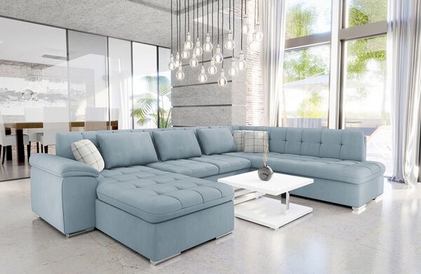Rohová sedací souprava Tony, Potah: Uttario Velvet 2960 + Uttario Velvet 2960 + Senegal 818, Strana: Levá - U 5903211034725