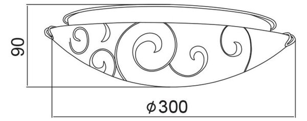 ACA Lighting Prim nástěnné a stropní svítidlo AD994706