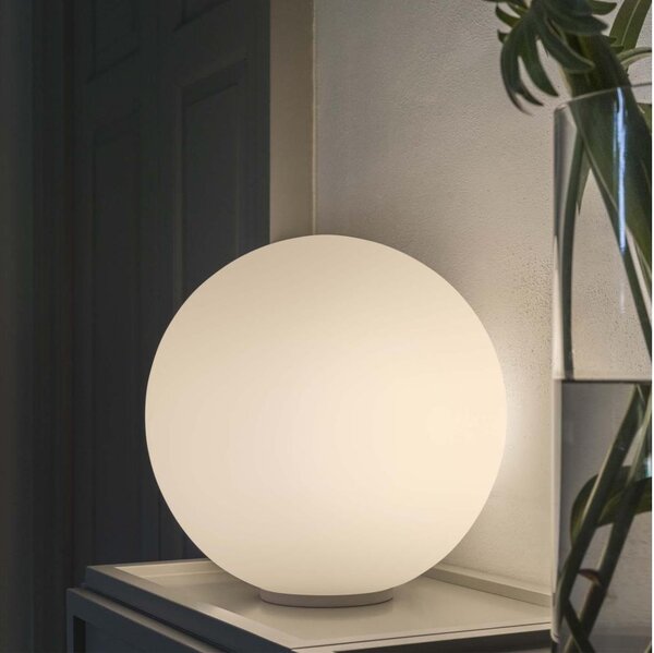 Ideal Lux - Stolní lampa MAPA 1xE27/42W/230V pr. 20 cm bílá