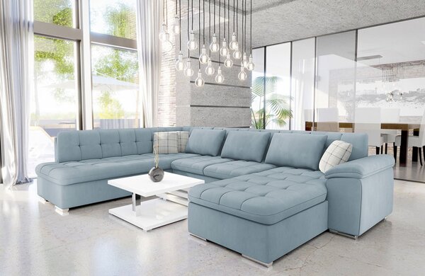 Rohová sedací souprava Tony, Potah: Uttario Velvet 2960 + Uttario Velvet 2960 + Senegal 818, Strana: Pravá - U 5903211034732