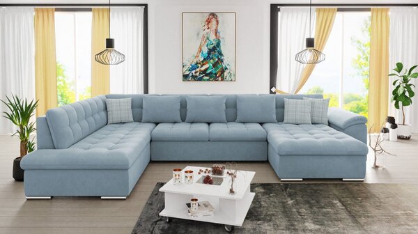 Rohová sedací souprava Tony, Potah: Uttario Velvet 2960 + Uttario Velvet 2960 + Senegal 818, Strana: Pravá - U 5903211034732