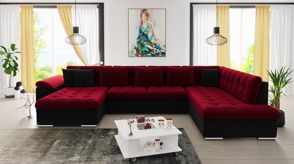 Rohová sedací souprava Tony Bis, Potah: Kronos 02 + Kronos 07 + Kronos 02, Strana: Levá - U 5903211035142