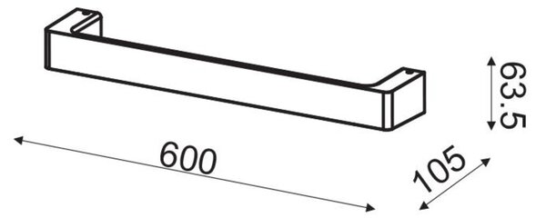 ACA Lighting Wall&Ceiling LED nástěnné svítidlo ZD810412LEDGD