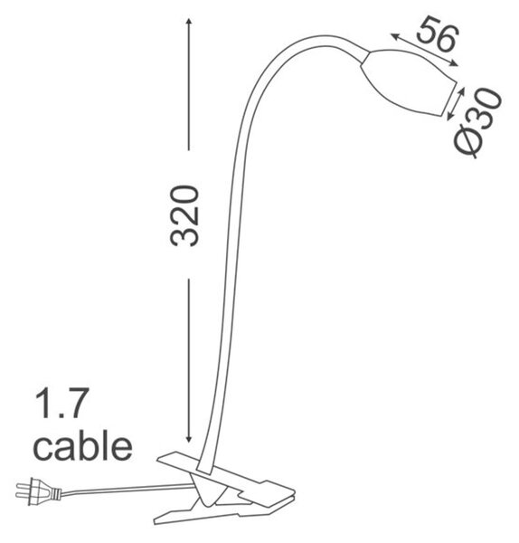 ACA Lighting Wall&Ceiling LED nástěnné svítidlo SF126BLED340C