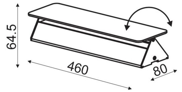 ACA Lighting Wall&Ceiling LED nástěnné svítidlo ZD806415LEDWH
