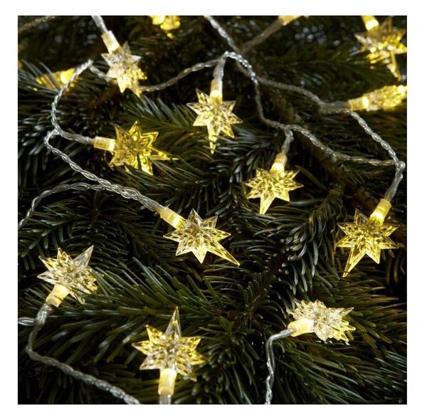 Markslöjd 702935 - LED řetěz STJÄRNA 20xLED/3xAA 1,9m teplá bílá