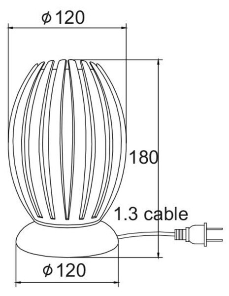 ACA Lighting Acryl stolní svítidlo SF8574