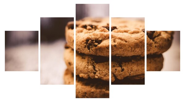 Obraz cookies sušenek (125x70 cm)