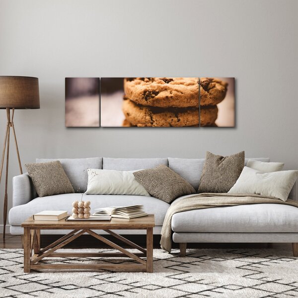 Obraz cookies sušenek (170x50 cm)